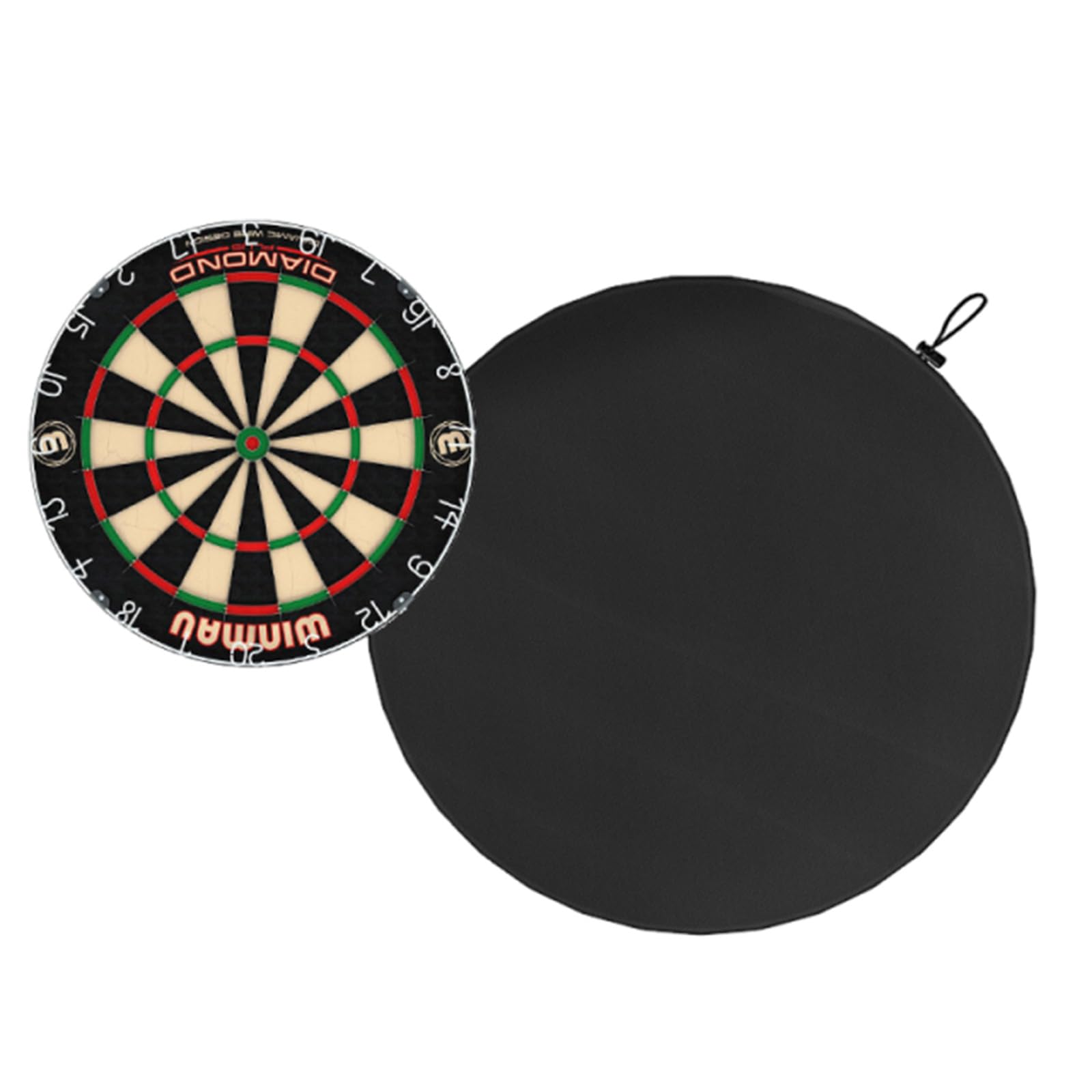 Dartboard Wall Protector Surround, Square Dartboard Surround Guard for Steel Tip Dart Accessories, Matte Black Wall Protection for Man Cave Decor and Home Game Room Practice Setup