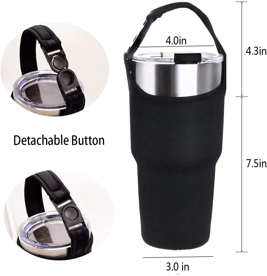 Hоt Dеаlѕ Gzingen 4 Pack Tumbler Carrier Holder Pouch with Shoulder Strap, For 30 oz YETI Rtic Atlin Ozark Trail Rambler Insulated Tumbler Coffee Cup, Portable Neoprene Sleeve with Carrying Handle Exсluѕіvе Dіѕсоunt 90% Prісе Gzingen 4 Pack Tumbler Carrier Holder Pouch with Shoulder Strap, For 30 oz YETI Rtic Atlin Ozark Trail Rambler Insulated Tumbler Coffee Cup, Portable Neoprene Sleeve with Carrying Handle