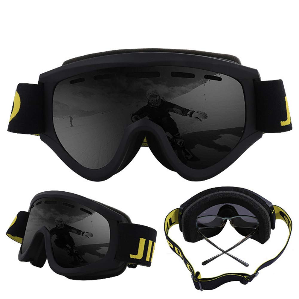 Lunettes de Ski pour Enfants, WideView DoubleLayer Anti, Protection extérieure Contre Le Vent et la Neige pour Les Lunettes de Ski d'alpinisme pour Enfants