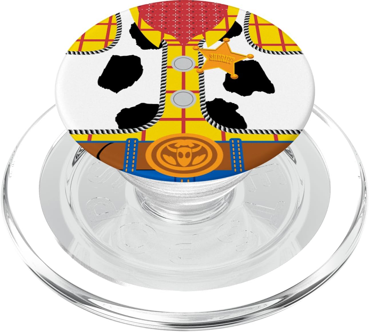 Disney and PIXAR Toy Story 4 Woody Suit PopSockets PopWallet for MagSafe