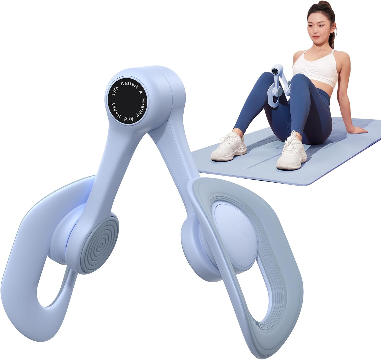 MERACH Thigh Trainer, Pelvic Floor Muscle Trainer, Inner Thigh Exercise Workout Equipment for Home Gym, Pelvic Floor Strengthening Women