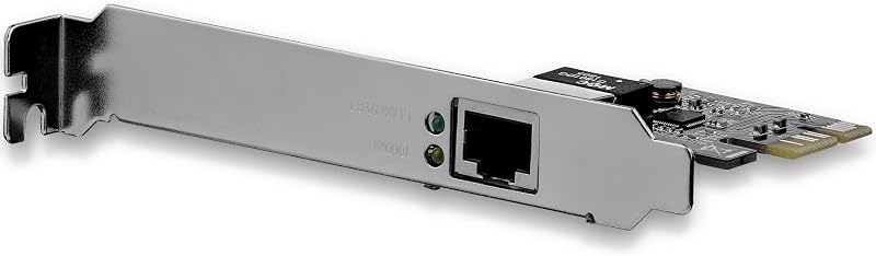 StarTech 1-Port PCIe Gigabit Network Server Adapter, Card (ST1000SPEX2) | Gigabit Desktop Adapter REV E Intel 6 Chip support, Dual Profile, NIC
