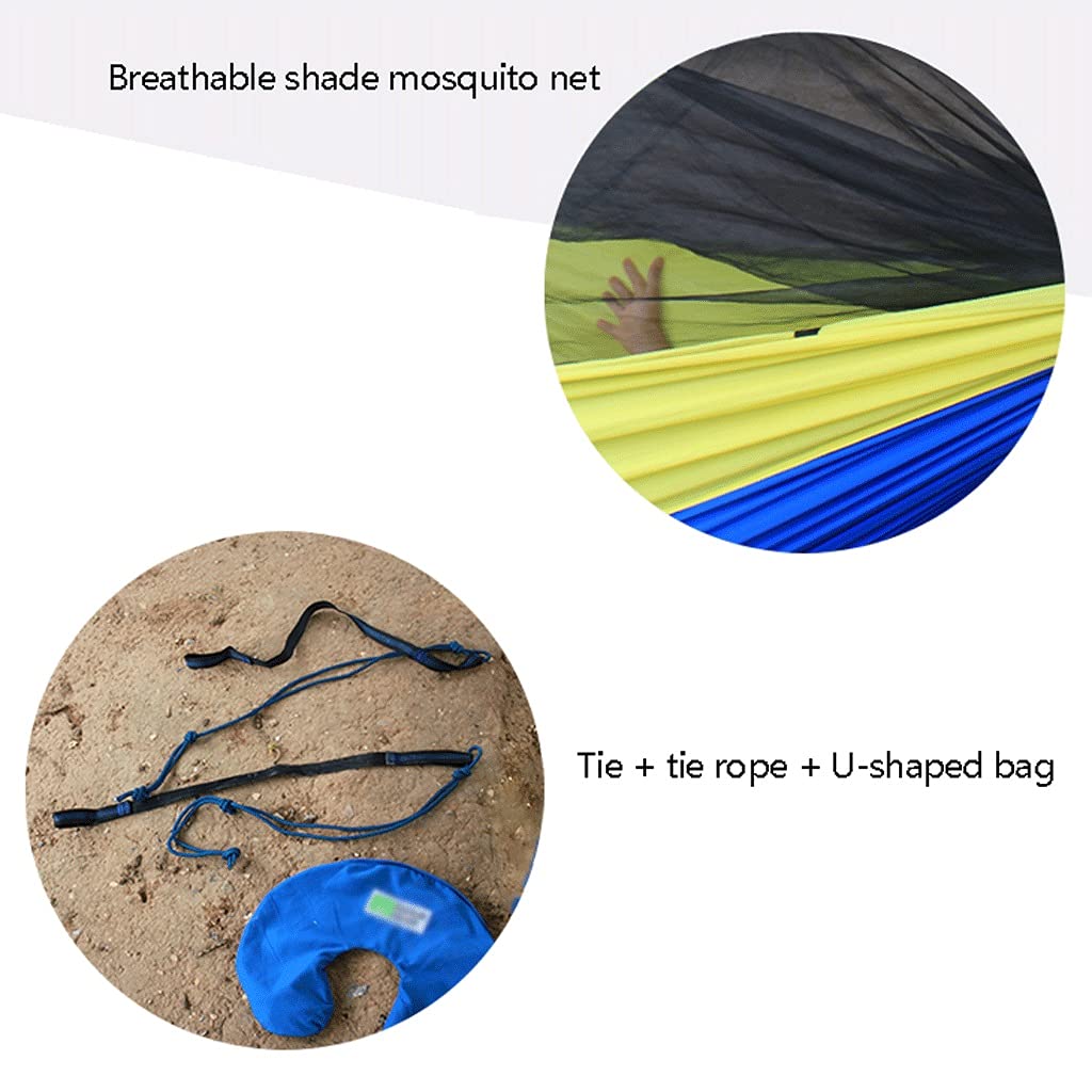 Amaca portatile, Amaca portatile doppia singola leggera in nylon da paracadute Accessori campeggio Attrezzatura