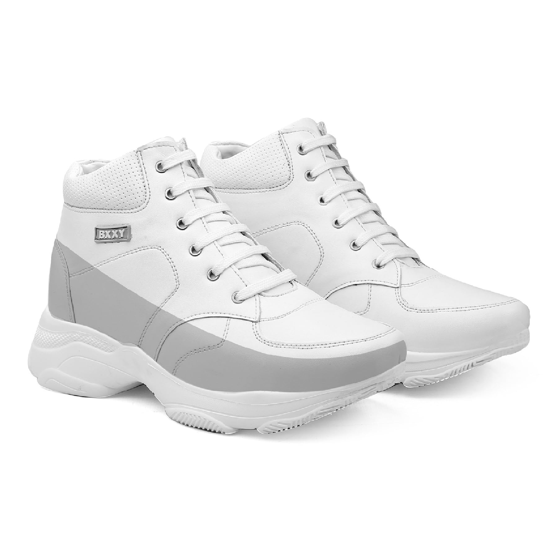 Mens 3 Inch Hidden Height Increasing Casual Outdoor Sneakers Boot in Eva Sole. Height Elevator Boots-image-13