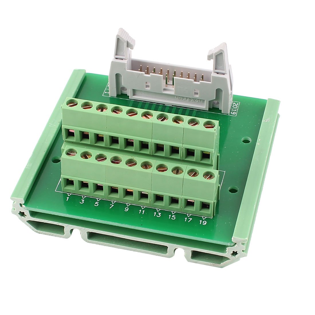 Adaptateur PLC IDC 20 broches carte dérivation et module bloc terminal rail DIN