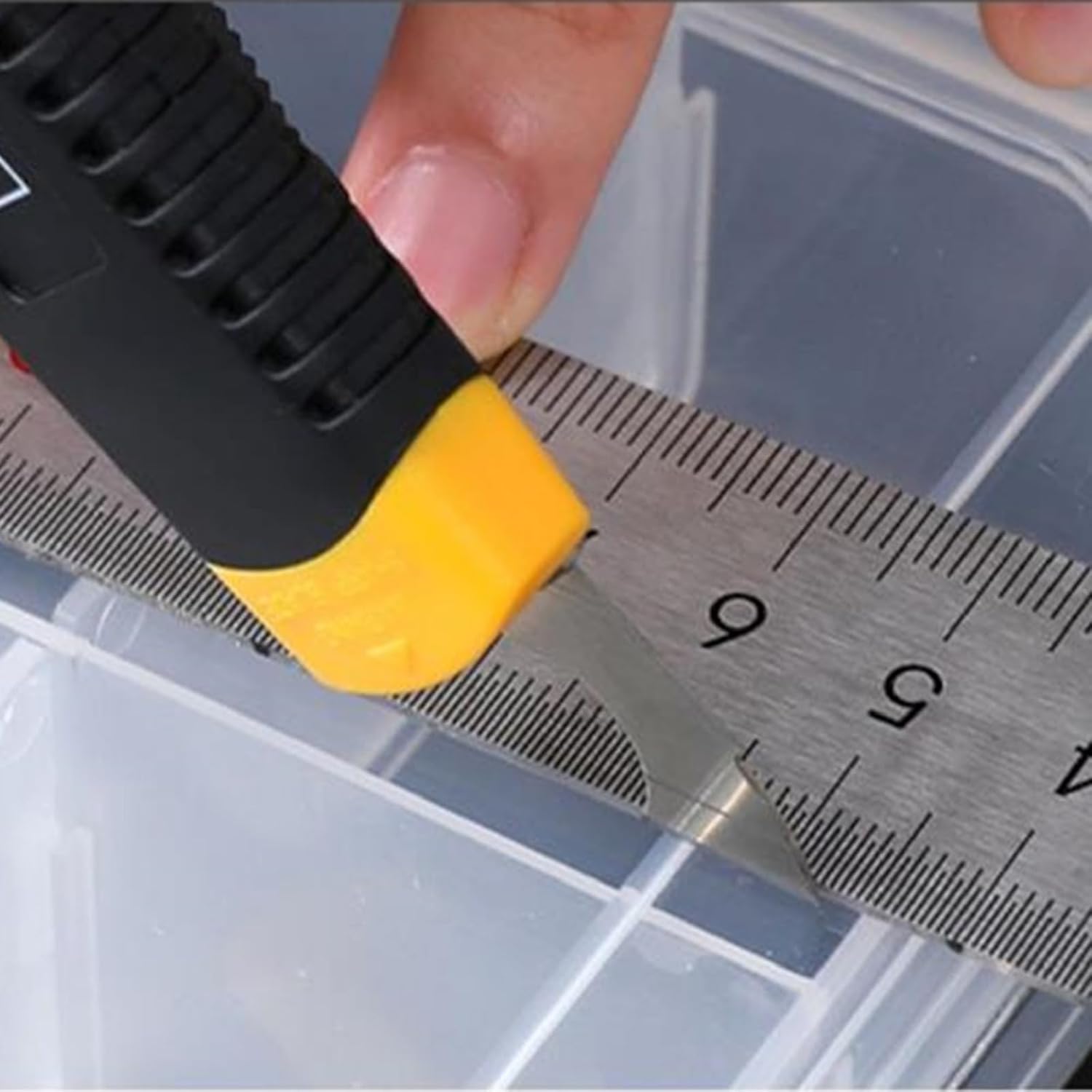 ACCUFINE Acrylic Sheet Cutter Tool Plexiglass Cutter and Utility Knife Comes with 40 Blades in 4 Types.
