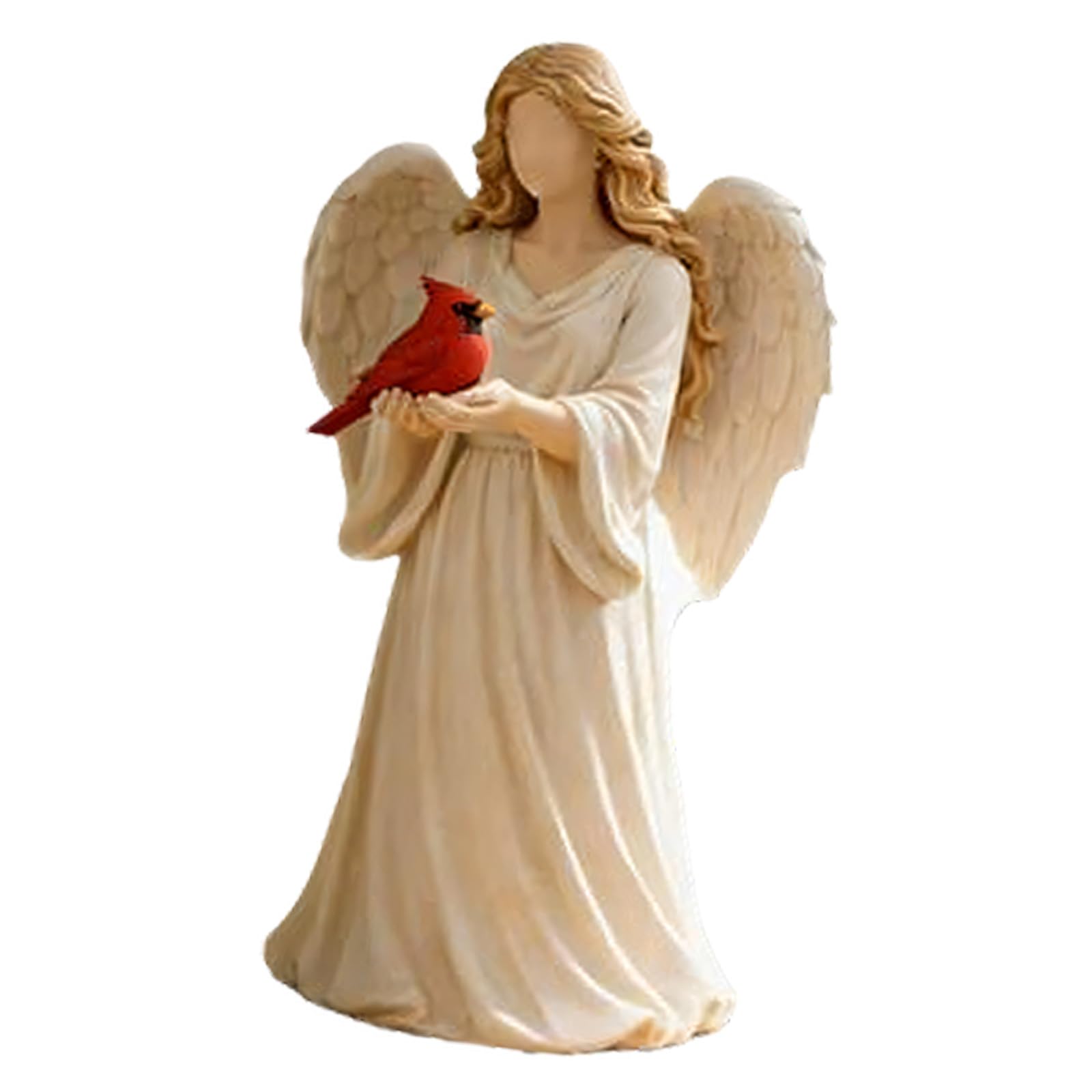 hogtnd Redbird Gift for Women, Sympathy Gift for Loving Loved Ones, Angell Figures, Resin Angell Statues, Ornament, Home Decor, Angel Figurines with