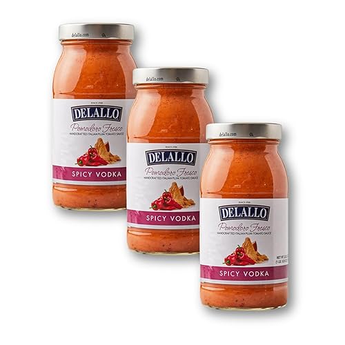 Miniatura 8 de DeLallo Pomodoro Fresco - Salsa de vodka picante, tarro de 25.25 onzas, paquete de 6