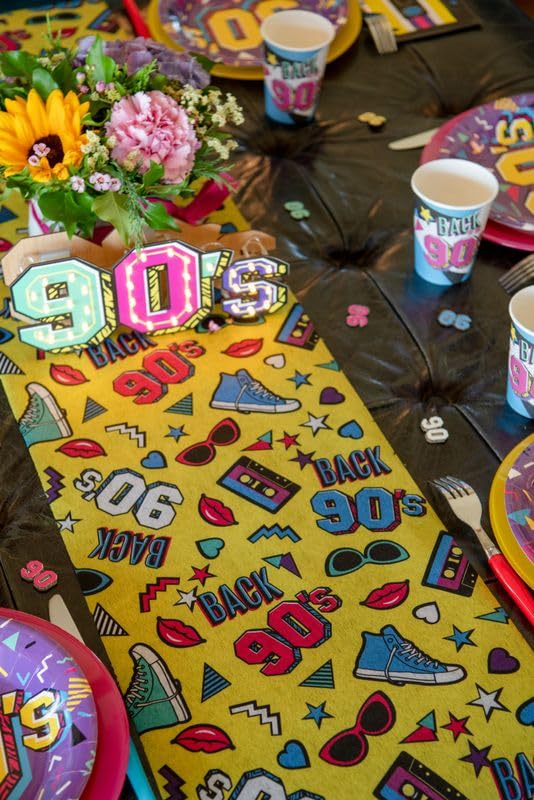 SANTEX 8416-99-30, Chemin De Table En Chantier 5m, Multicolore