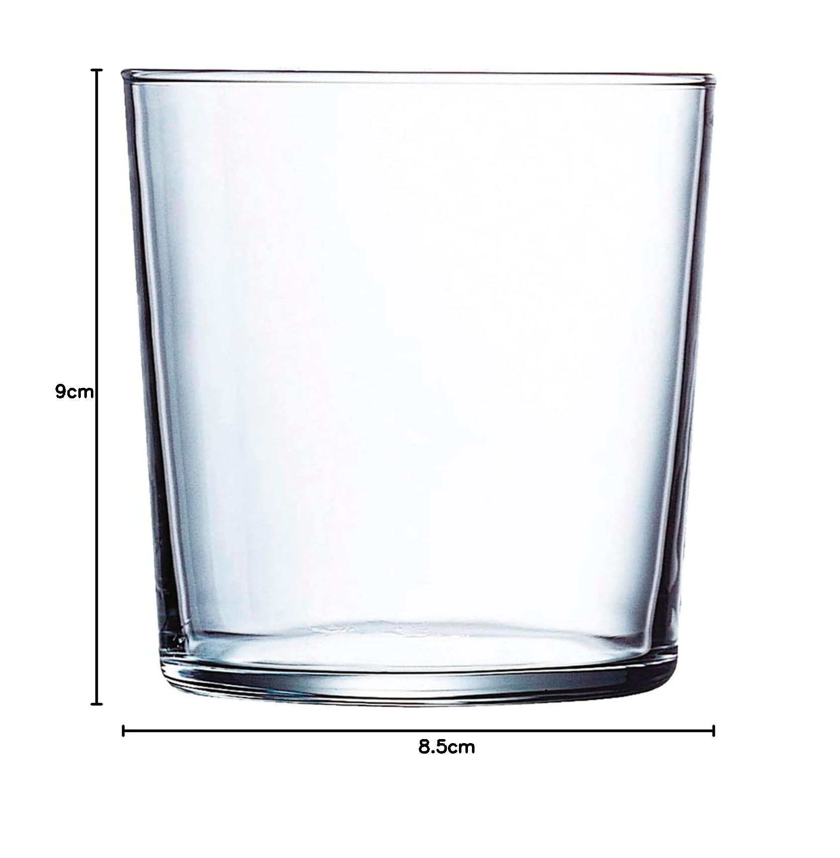 Acan Tradineur Ciotole In Vetro Borosilicato (3 Pezzi) - 500 Ml, Resistenti Al Calore E Lavabili In Lavastoviglie - 5