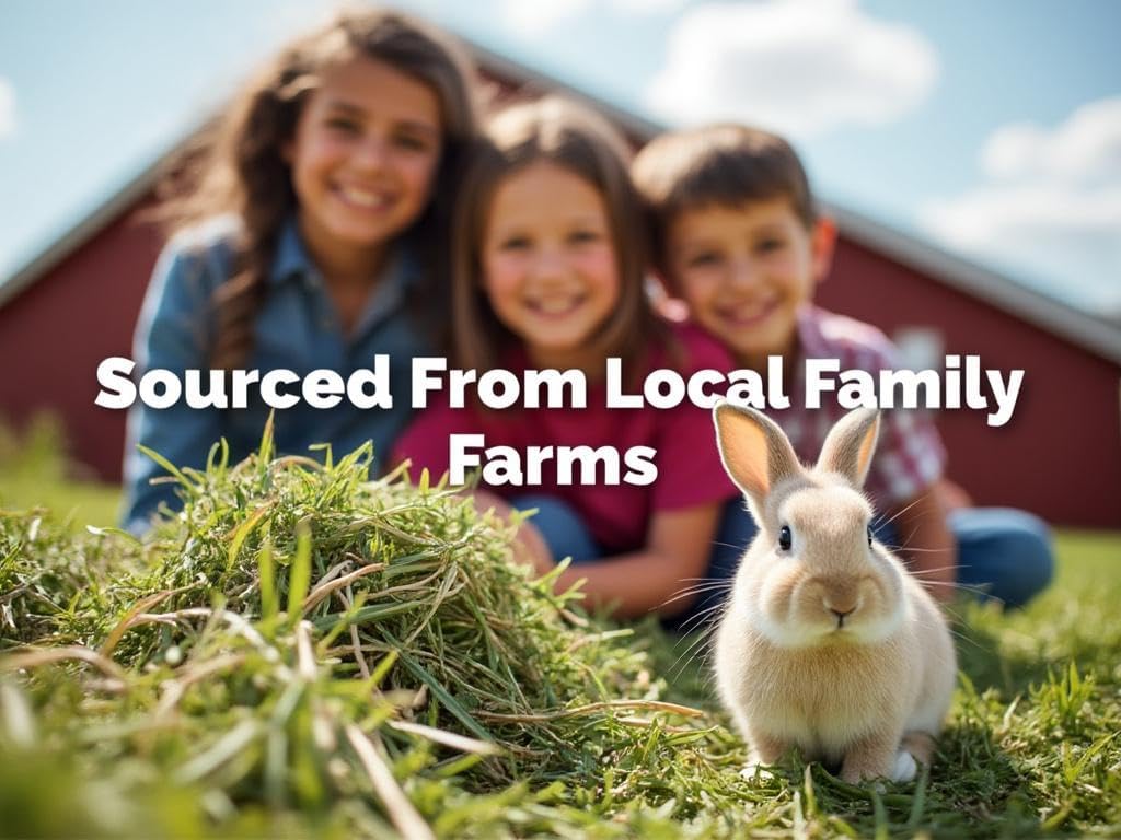 Blue Mountain Hay High Altitude Orchard Grass Hay Pet Food (5 lb) - Fresh, Soft & Leafy, High Fiber Nutrition - Sweet Aroma, Additive-Free, Supports Digestion, Dental Health & Natural Foraging