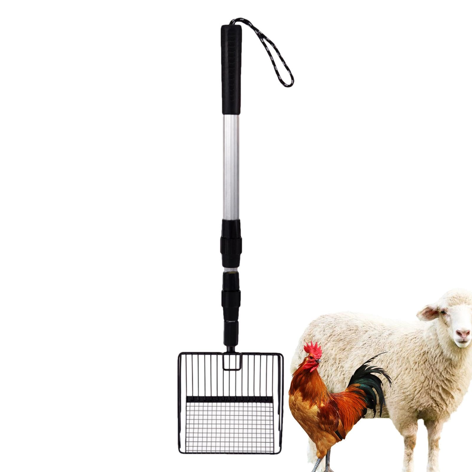 Chicken Coop Scoop, Chicken Coop Sieving Scoop | Expandable Chicken Litter Scoop - Litter Sieving Scoop, Chicken Coop Scoop, Goat Stable