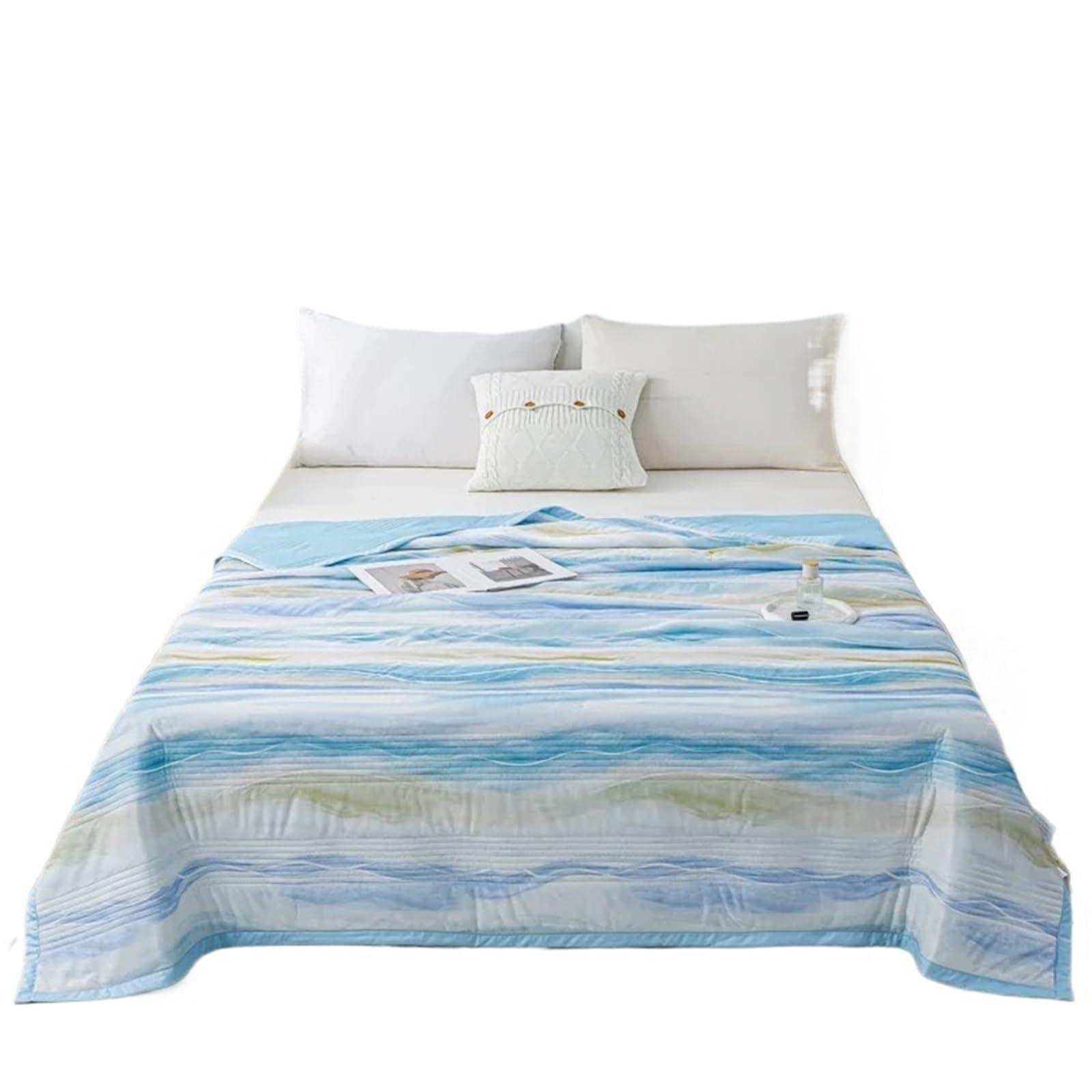 IRFHDCX Summer Blanket Cooling Quilt Reversible Bedspread Quilted Coverlets King Size for Summer Sleep(Color17,200x230cm)