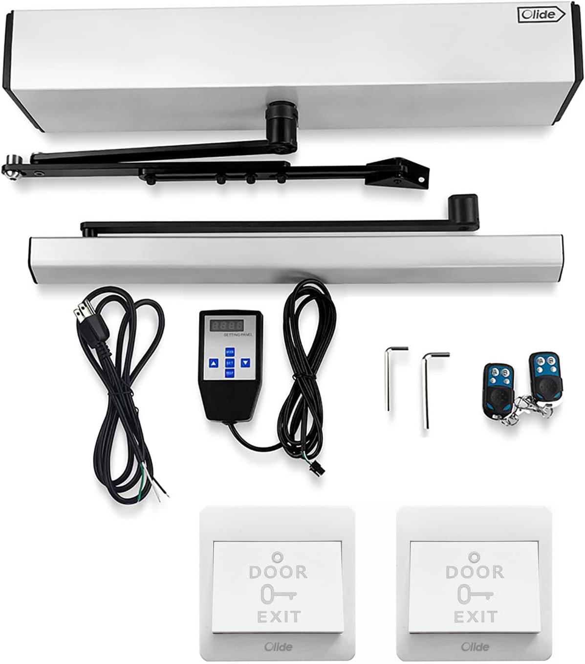 Olideauto DSW120 Handicap Door Opener for Disabilities,ADA Swing Door Operator Low Energy