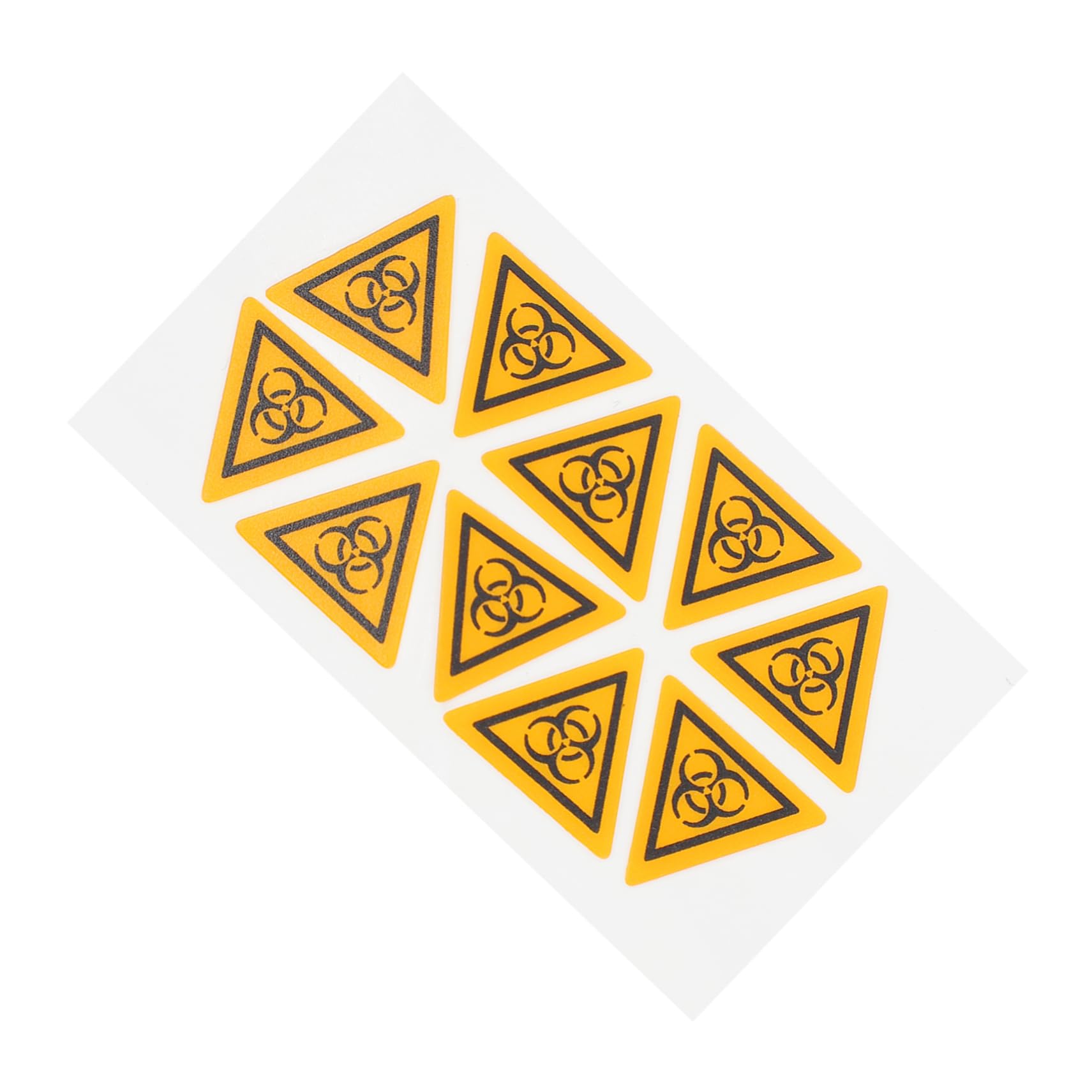 iplusmile 10pcs Label Logo Stickers Decal Labs Safety Caution Sticker Warning Laboratory Biosafety Sign Labs Biosafety Caution Label Warning Sticker for Labs