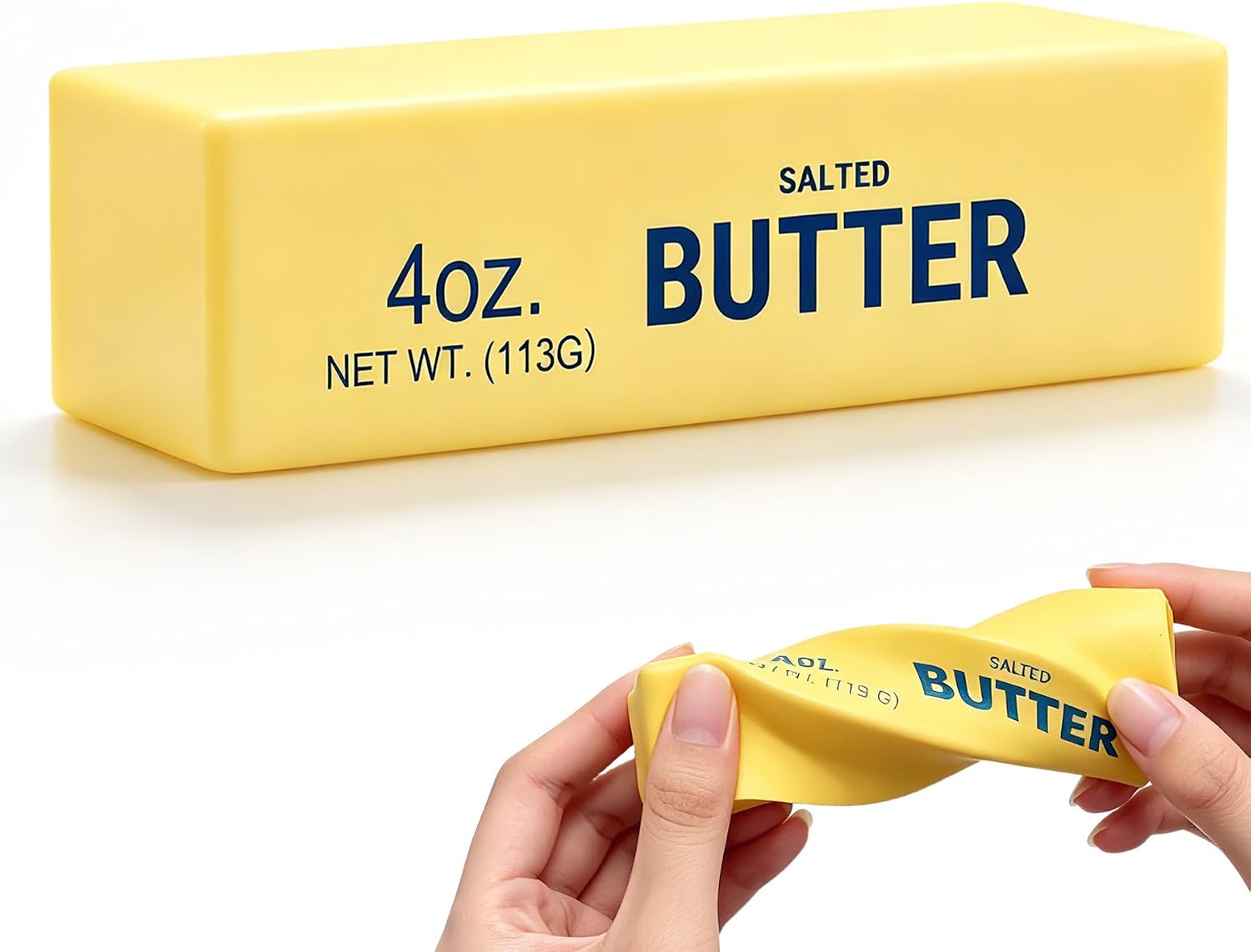 1Pcs Slow Rising Squishy Butter Stick,Soft & Stretchy Relief Fidget Toy Butter Squishy Toy for Anxiety Relief Mood Relax Party Favors