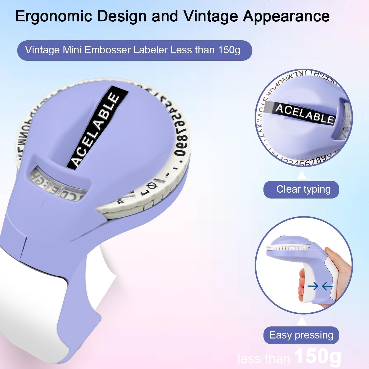 MOTEXラベルメーカー E101+ | MOTEX JAPAN エンボスラベルメーカーマシン テープ付き ポータブル レトロ エンボス ラベルメーカー ライター ミニエンボス ラベルメーカー 6ロ