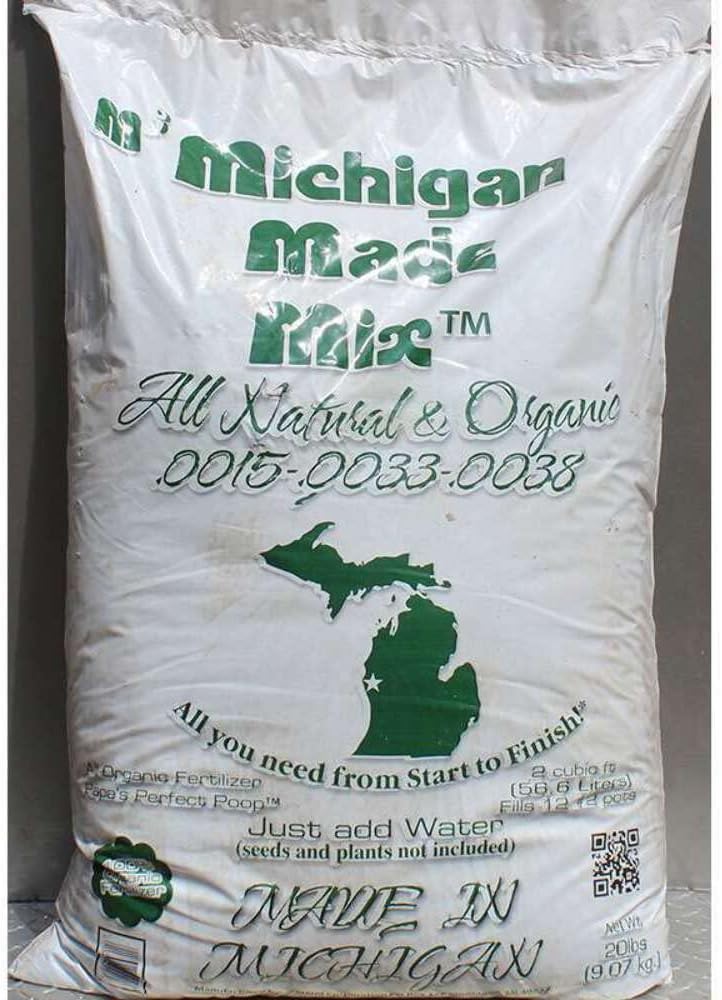 Michigan Made Mix 100% All Natural & Organic Plant Mix - 20 lb Bag
