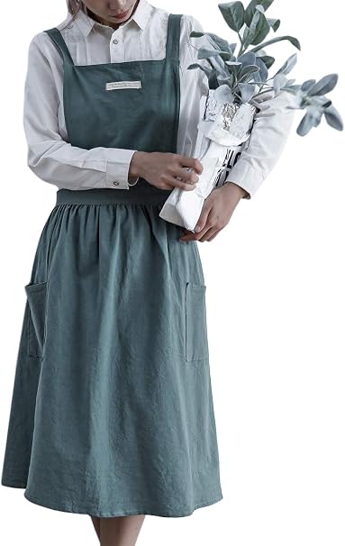 Japanese Vintage Cute Apron Dress 