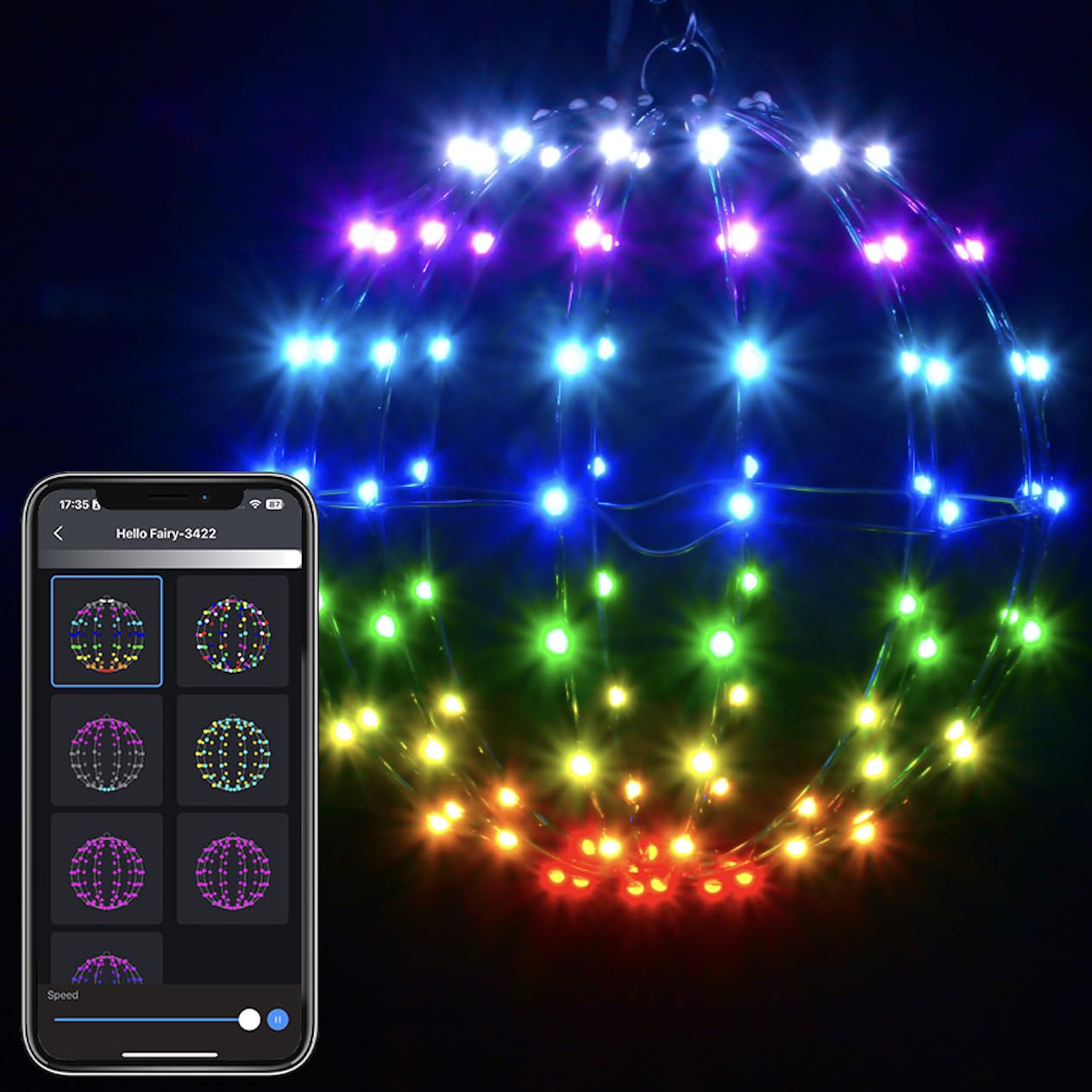 Zestaw 2 kul LED