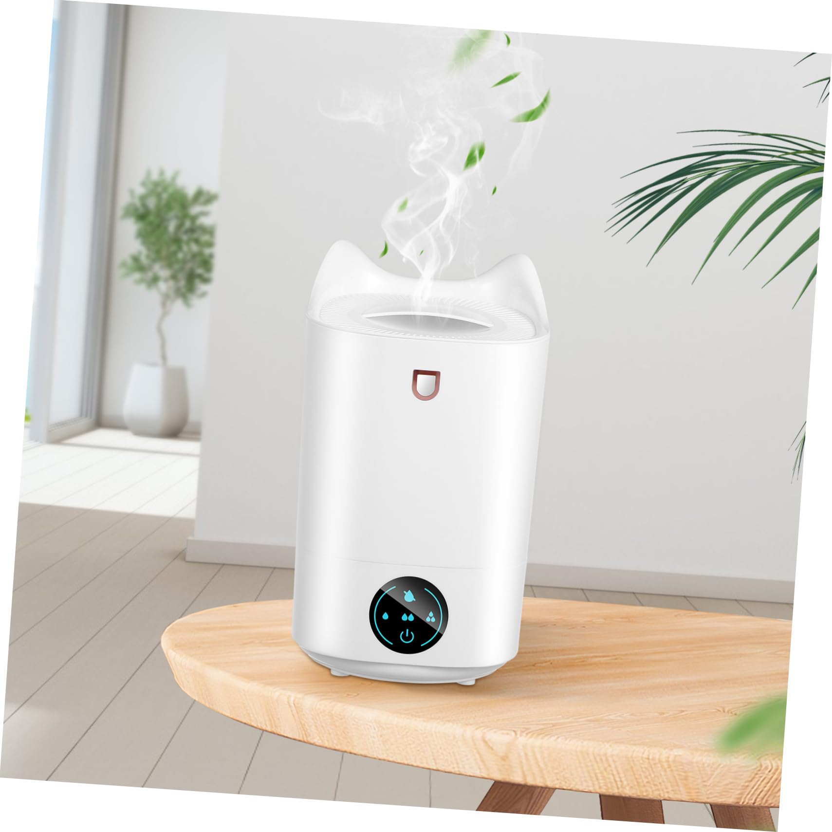 Luxshiny Umidificatore per Camera da Letto Silenzioso per Scrivania Portatile Spina Ue Facile da Pulire e Adatto per Piccole Stanze