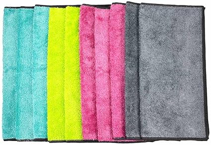 Circulatik Coral Fleece Geschirrtücher 5er Set - Superweiche Putztücher Für Küche & Haushalt