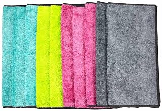 Pastaclean® 10 Stück Flauschtücher - Mikrofaser Reinigungstücher | Putztücher - Extrem hohe Schmutz- & Fettlösekraft (Bunt) | Mikrofasertücher 35 x 35 cm