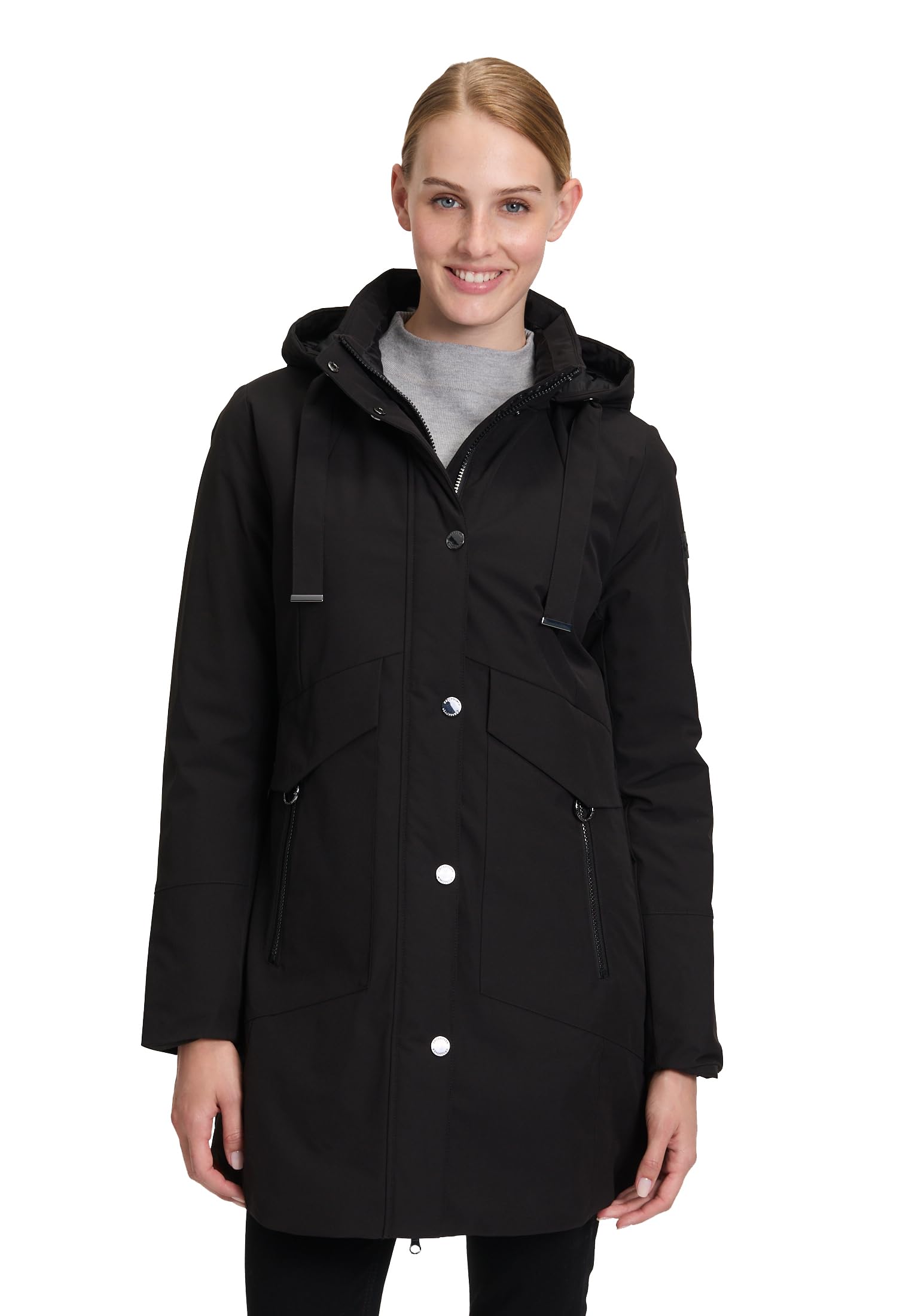 Betty Barclay Damen Outdoorjacke mit Abnehmbarer Kapuze