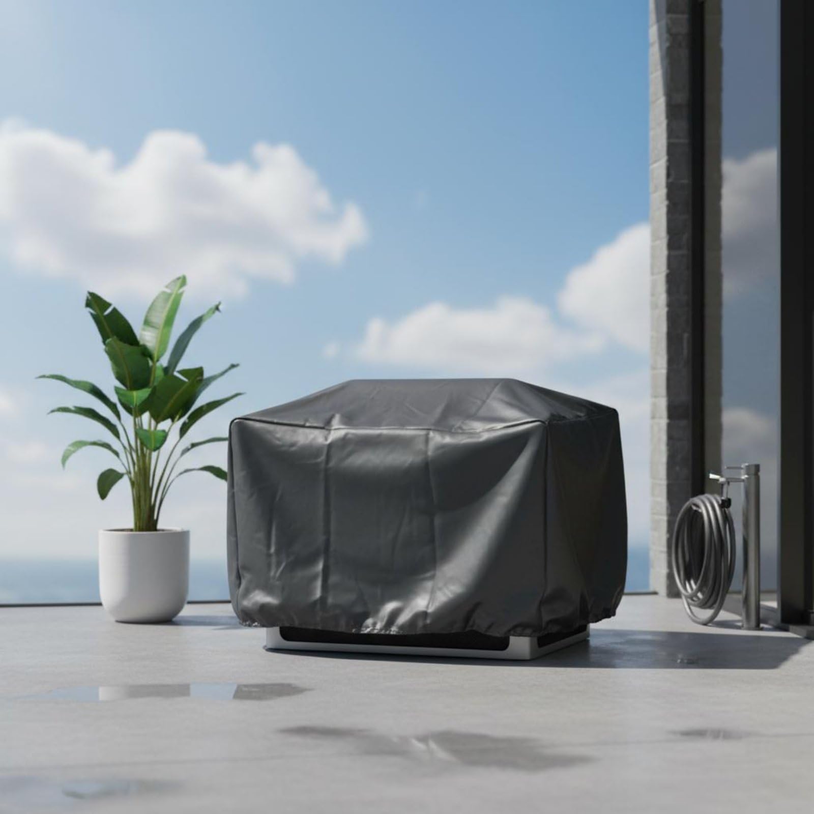 Funda para Generador Rainproof Cubierta Protector Tapa Fabricada en Oxford 210D Resistente a la Intemperie con Sellado en Costuras y Defensa Contra , Para Xag P150pro