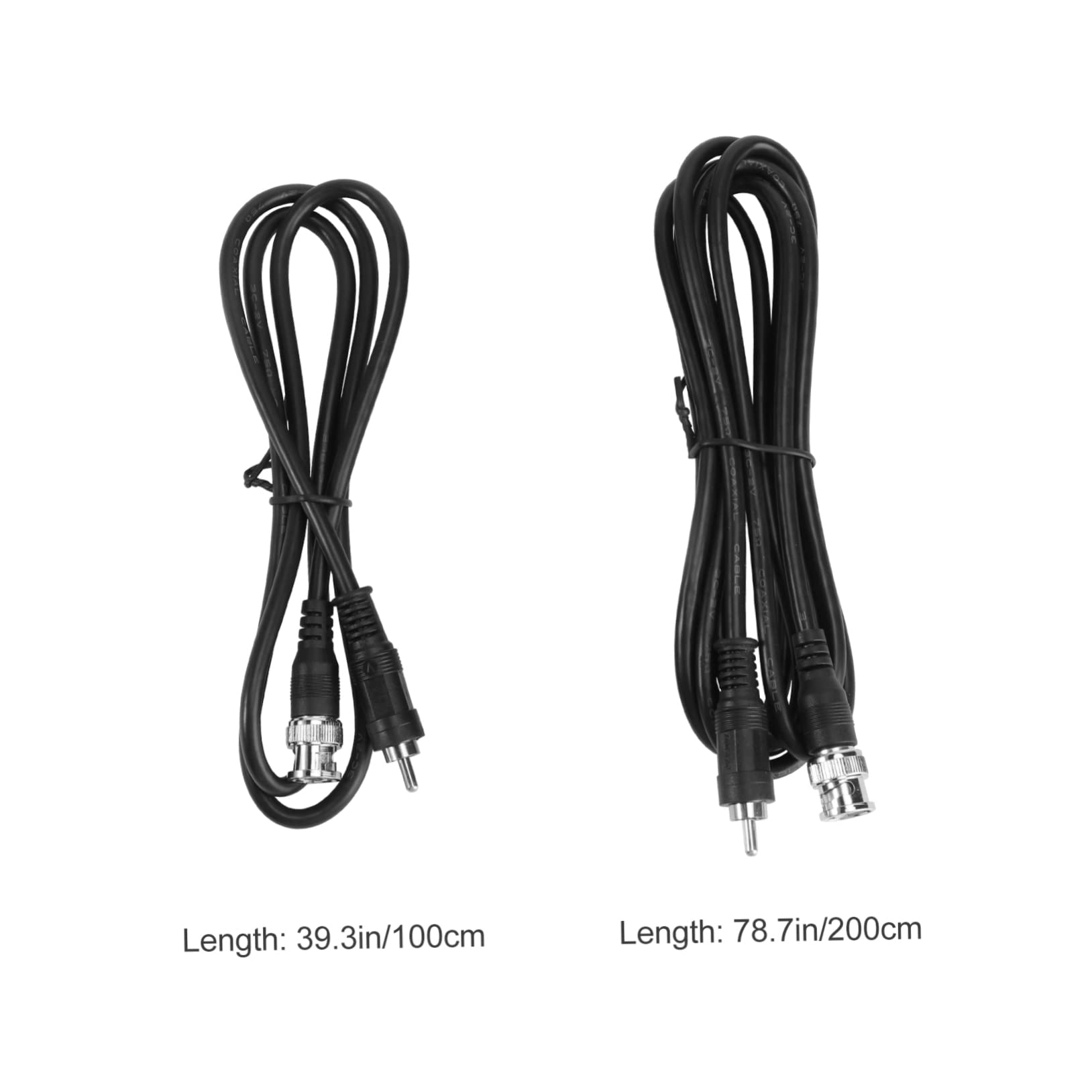 FELTECHELECTR 2pcs to Video Converting Cable Monitor Adapter for Camera and Tv Flexible Connection for Seamless Video Transfer