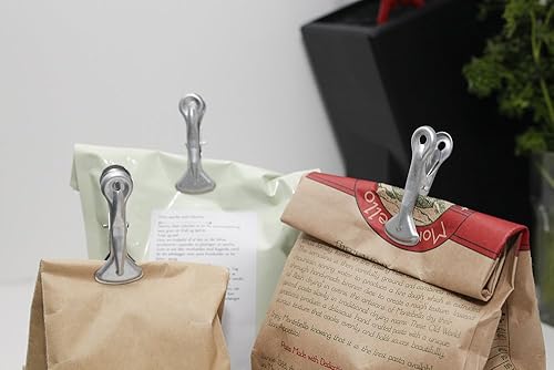 Miniatura 5 de Kikkerland Juego de 8 clips para bolsas de arco iris multicolor