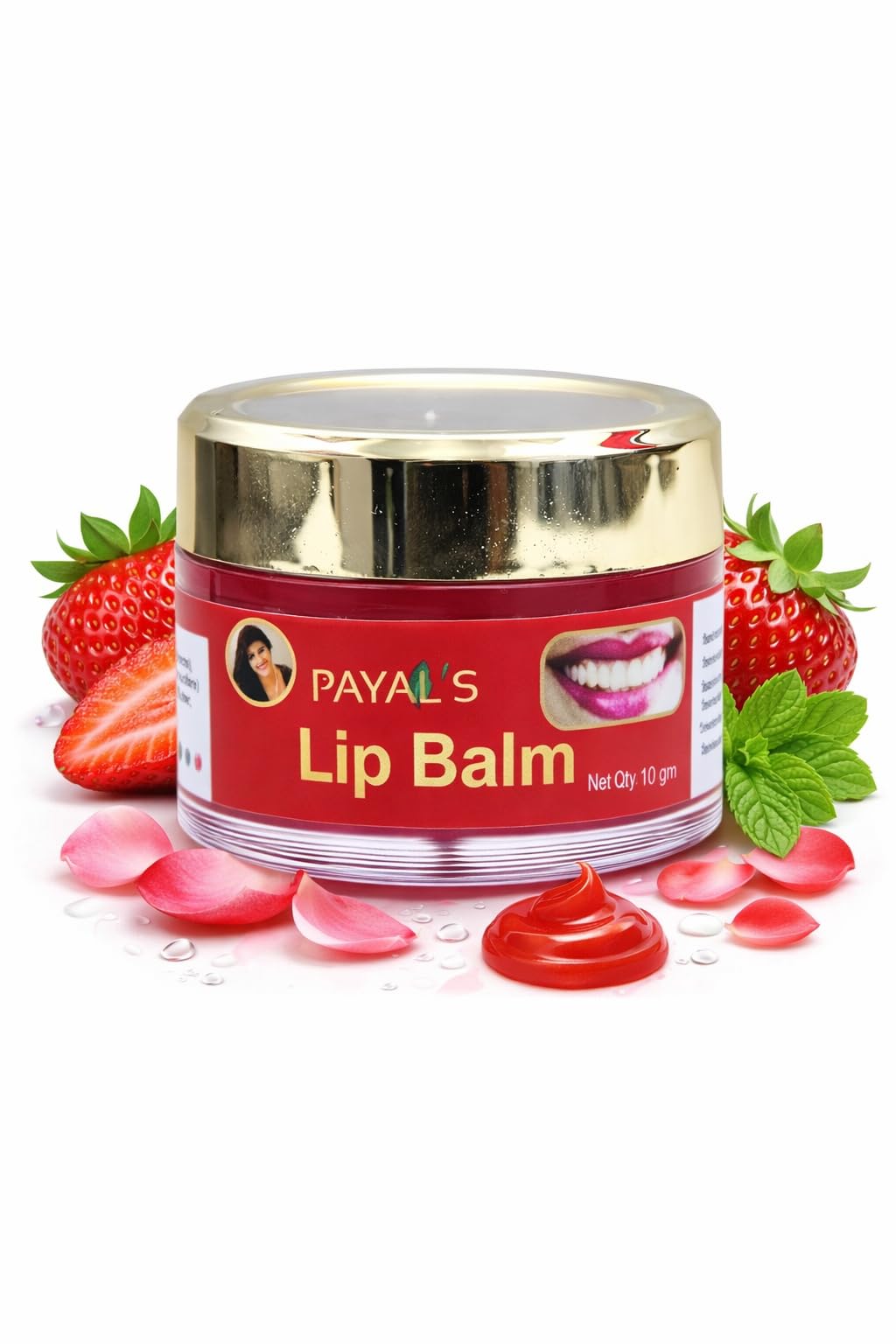 Payal's Lip Balm 10Gm Lip Protection & Nourishment Dry & Chapped Lips | Glossy Finish For Lips, Red-image-5