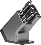 Ninja StaySharp 14-Piece Stainless Steel Knife Set, Charcoal Black Wooden Knife Block & Integrated Sharpener, K620014EUUK