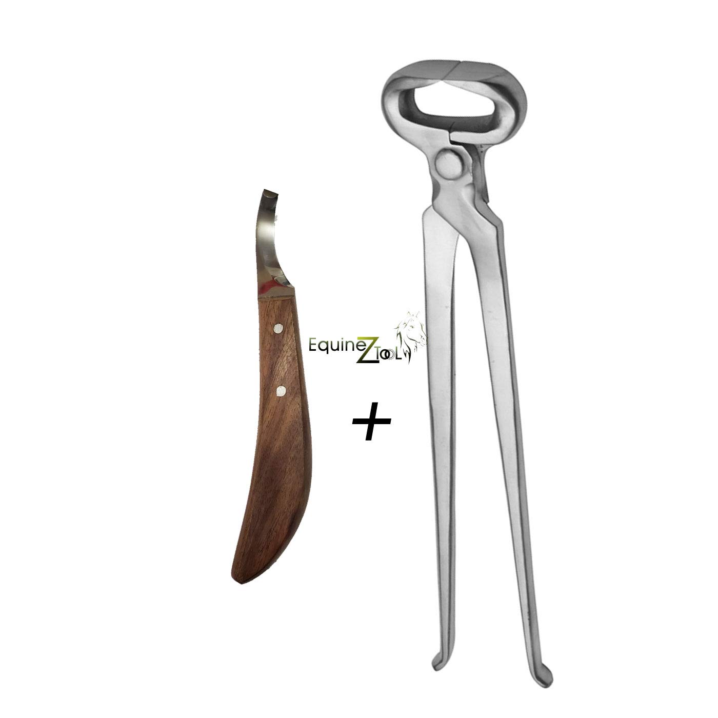 Hoof Nipper 15 Inch – Right Handed Vanadium Steel Farrier Tool in Dull Finish | Heavy-Duty Horse Hoof Trimming Nipper for Professional Farriers & Hoof Care