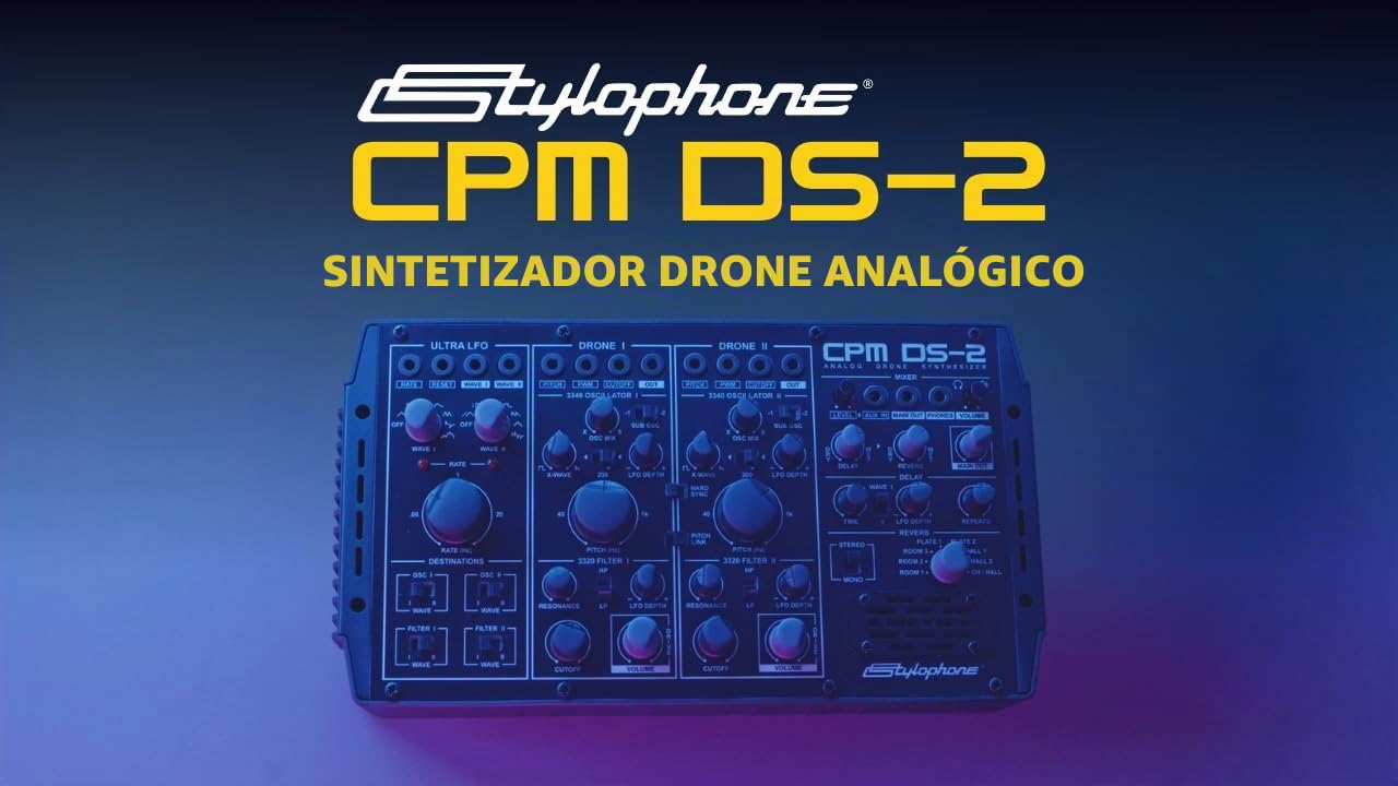 Stylophone CPM DS-2. Sintetizador de dron analógico.
