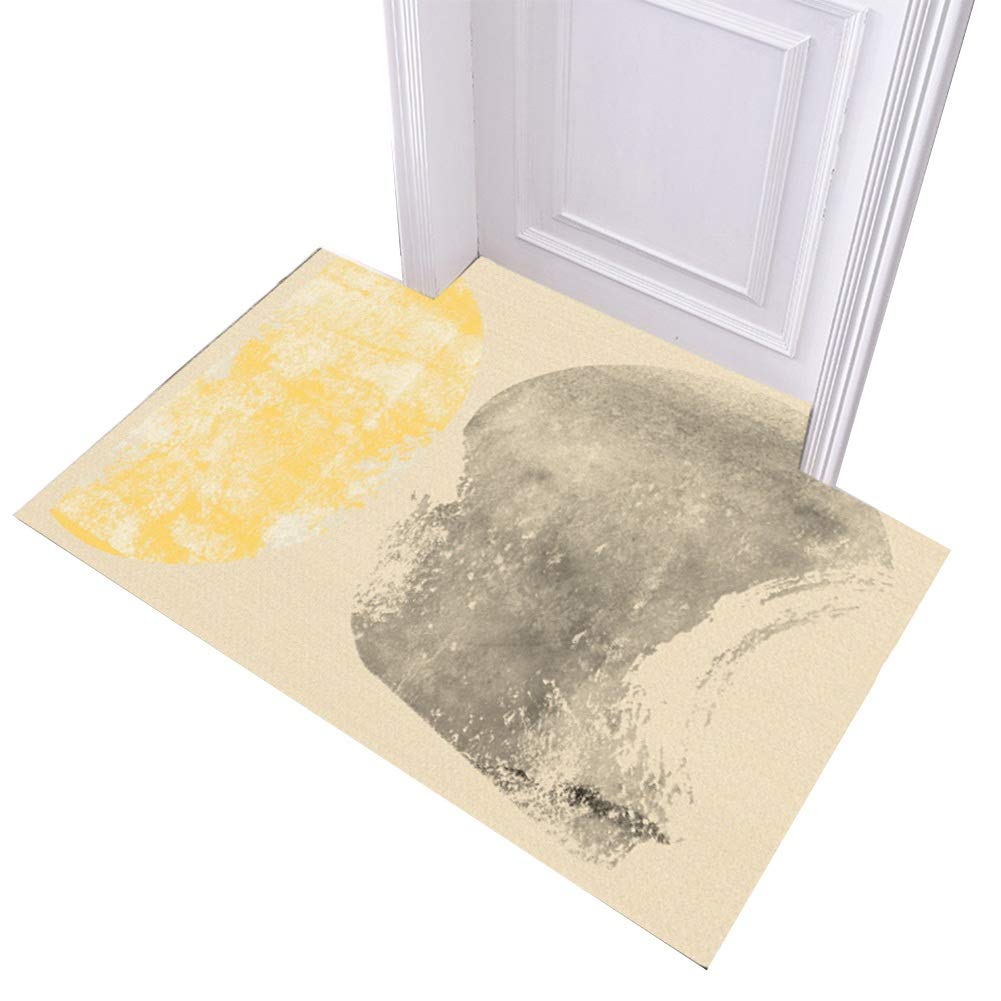 Tapis de porte moquettes style abstrait au fini haut de gamme