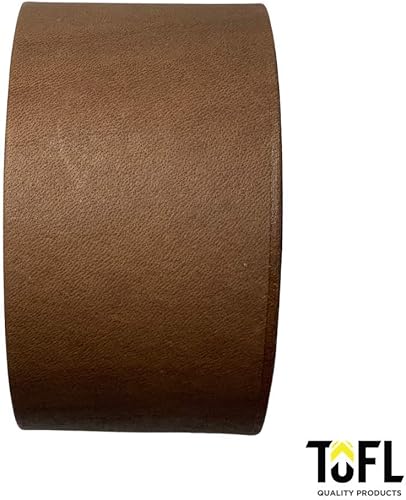 Miniatura 7 de TOFL Correa de cuero genuino de grano superior  72 pulgadas de largo  2 pulgadas de ancho  116 pulgadas de grosor (4-5 onzas)  1 tira de cuero para