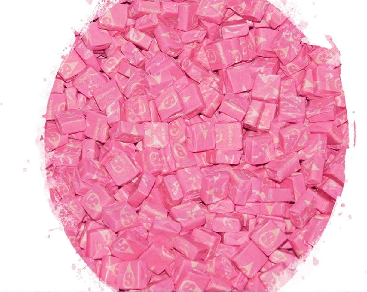 Strawberry Starburst Individually Wrapped Fruit Chews - 3 Full Pounds | Pink ChewyTaffy Candy| Edible Gift Ideas for Baby, Bridal Shower, Birthday | Candy Buffet Bar