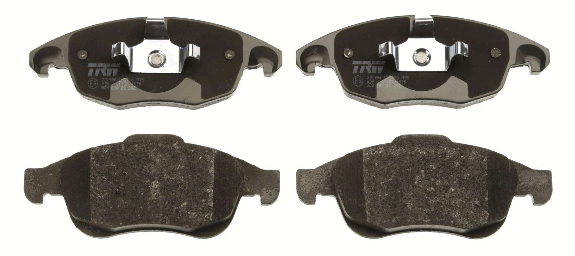 TRW GDB1690 Kit De Plaquettes De Frein Frein à Disque COTEC pour Citroen C4 II (NC_) 2009 - Essieu Avant et autres véhicules