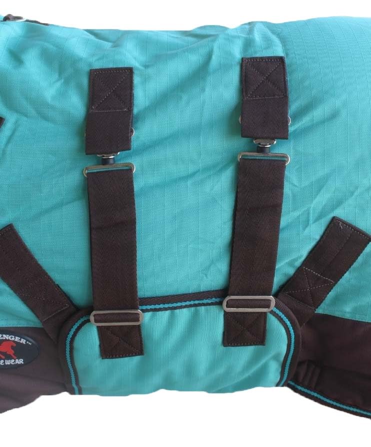 Image of Challenger 1200D Miniature Weanling Donkey Pony Horse Foal Winter Blanket Teal 51937B