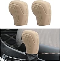 Vista 10 de Ziciner 2 piezas de cubierta para palanca de cambios de coche, accesorios de protección de cambio automático de silicona elástica, pomo