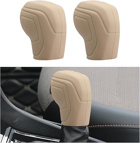 2 fundas para pomos de palanca de cambios de automóvil, accesorios de silicona elástica para proteger el cambio automático, protector antideslizante