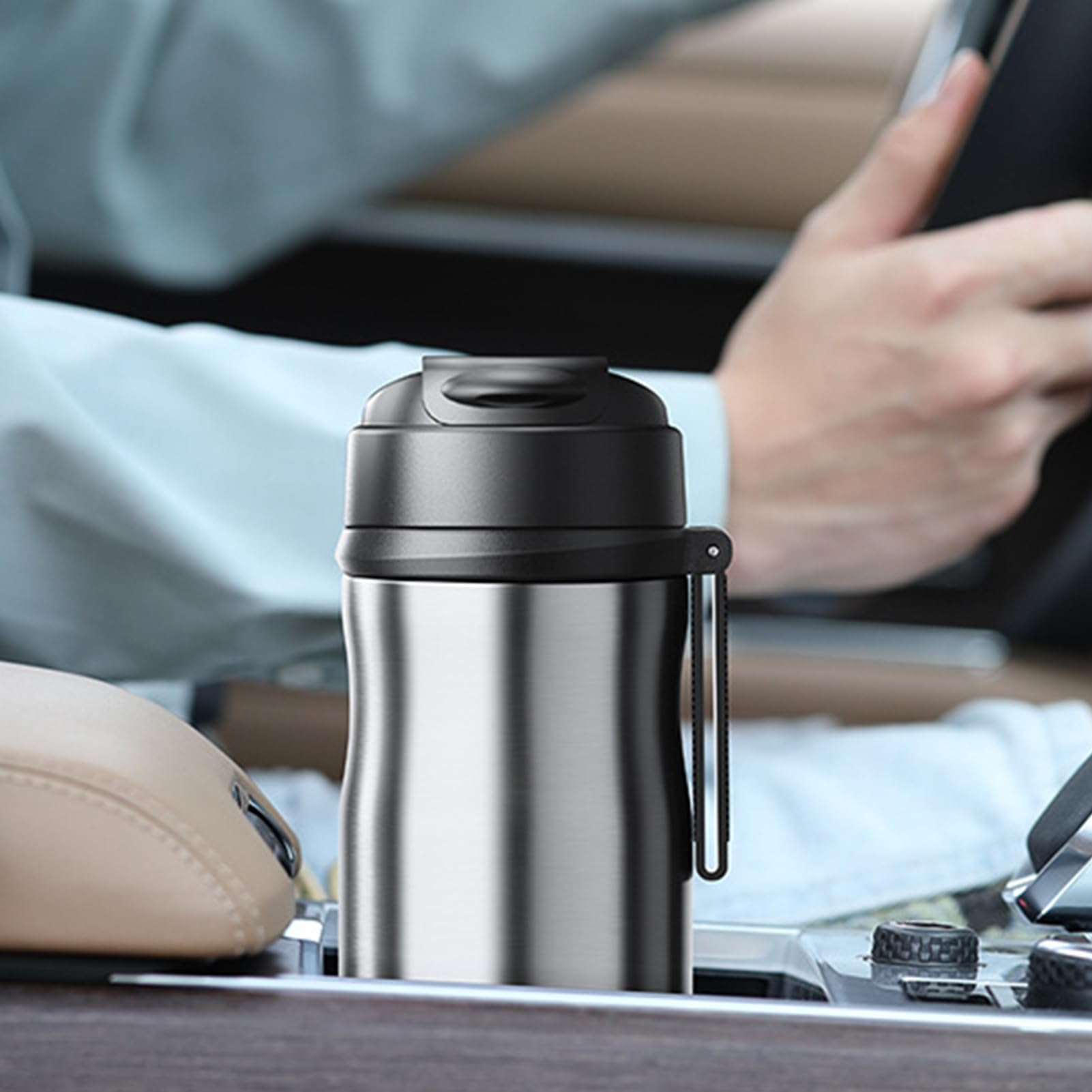 Infusor de té portátil, vaso de té con infusor - Botellas aisladas