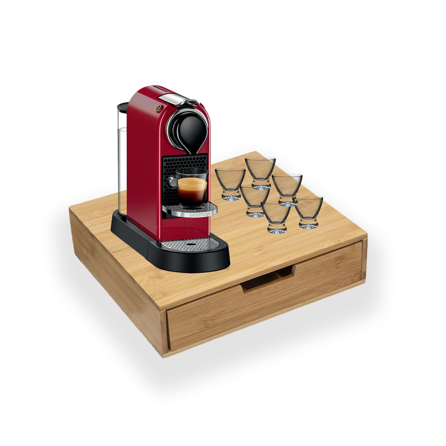  **1 Compartimento Capsule Holder per Tè e Zucchero 30.5 x 3|5 x 8 cm - Organizzatore Capsule Pronto per l'Uso**
| **(ho