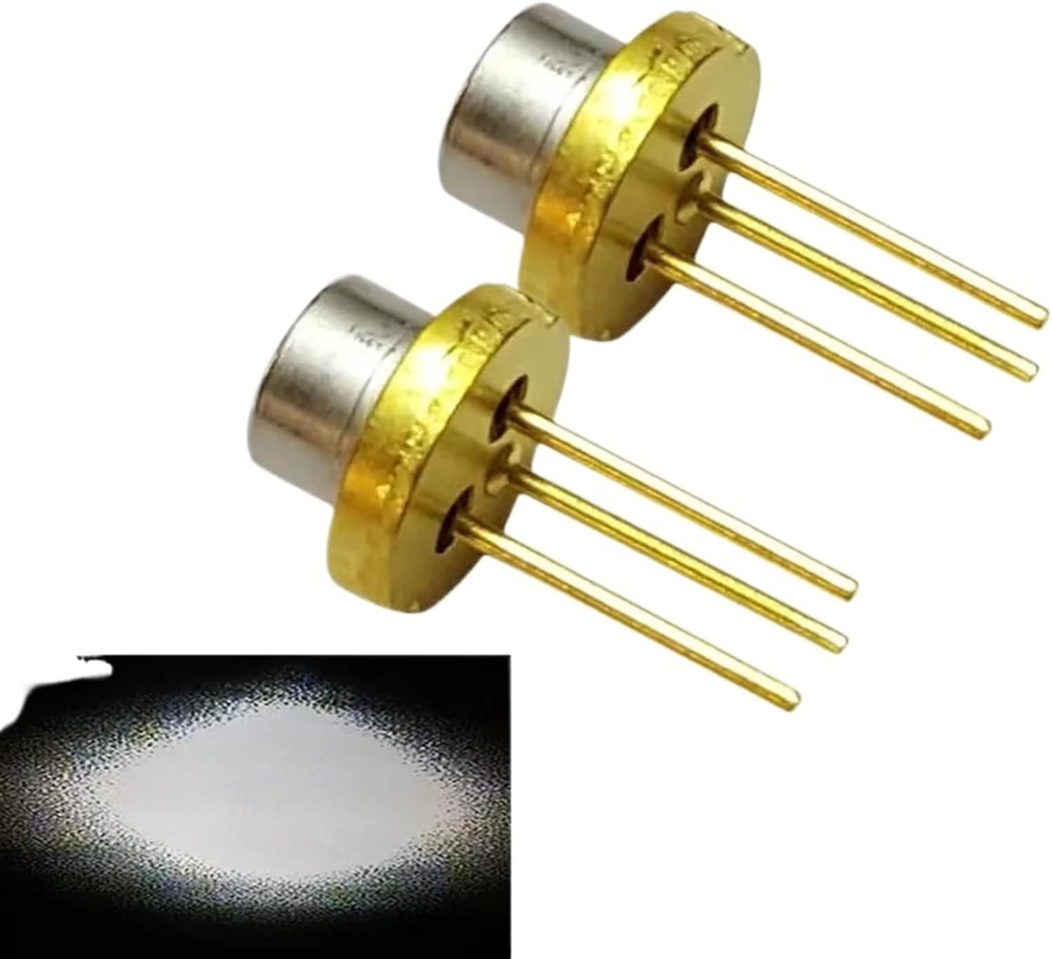 2 PCS 830nm 30mW Infrared Tube Infrared Emitting diode Interactive Touch Single Mode Band PD