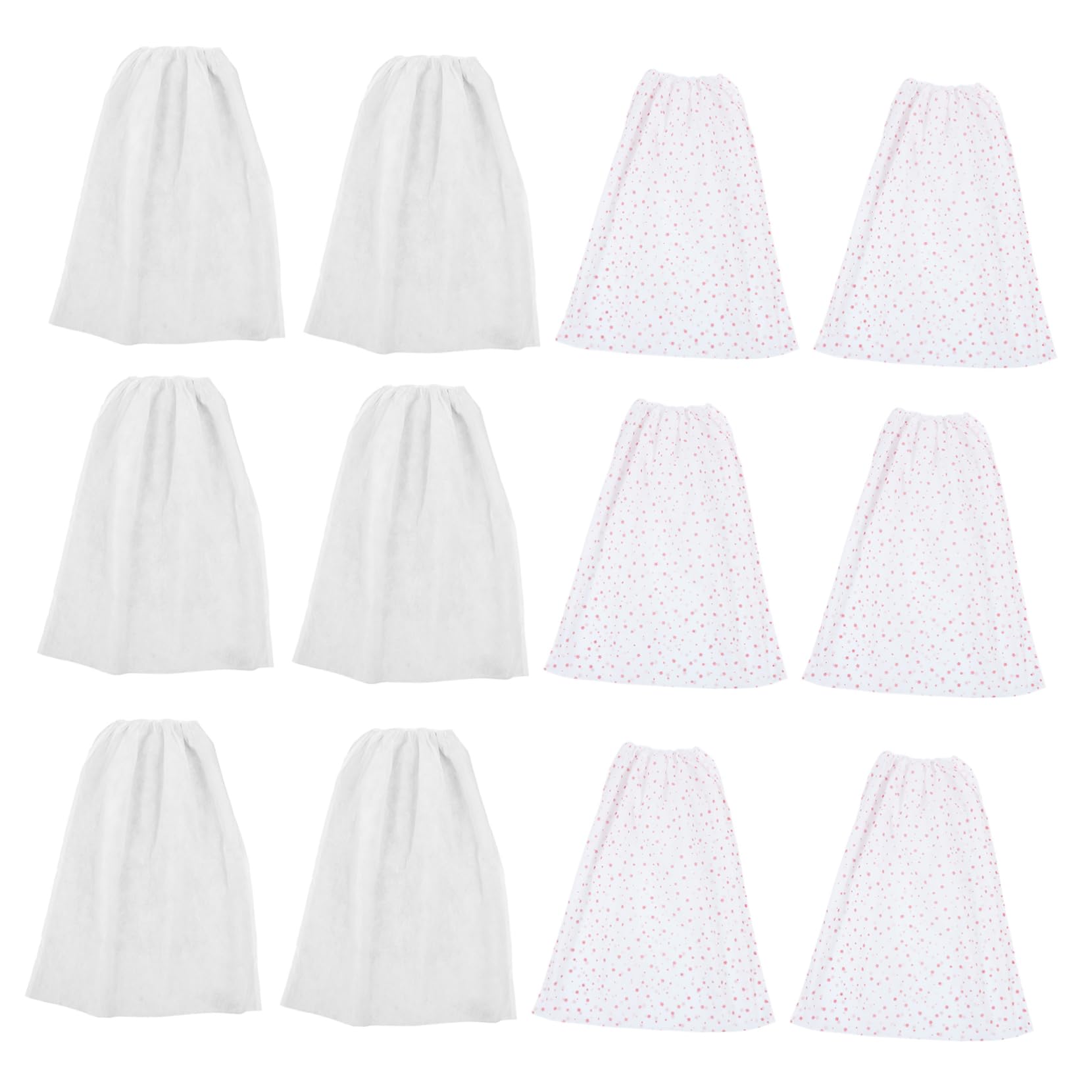 GALPADA Multi-purpose Women's Bath Skirt 20pcs Disposable Spa Wrap Non-woven One-time Shower Skirt