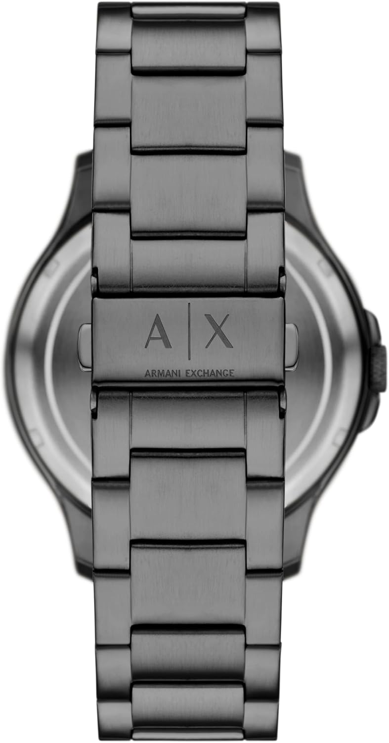 Armani Exchange A|X Men's Automatic Blue Stainless Steel Watch - Image 4