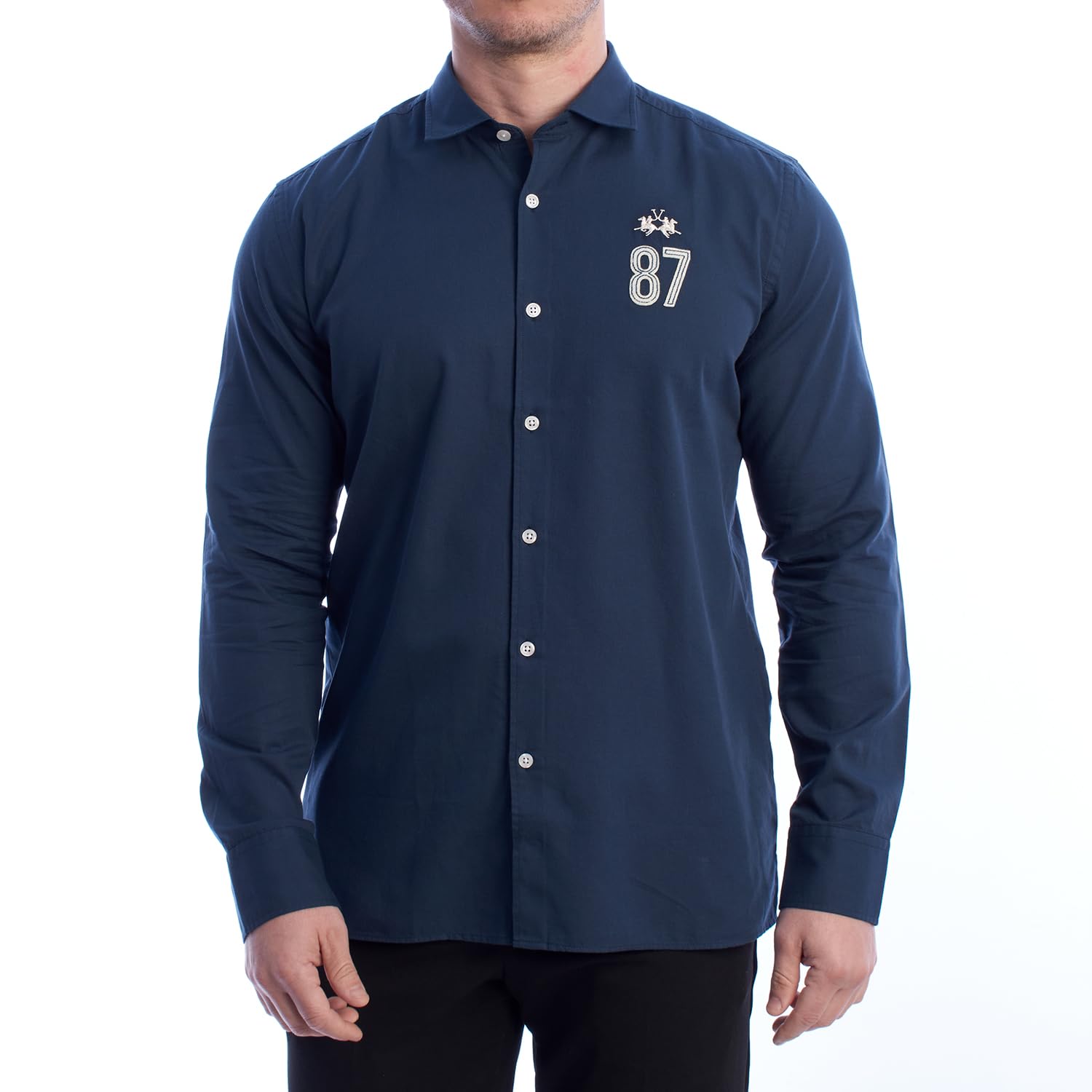 La Martina Camisa Hombre Manga Larga Regular Fit YMC600-PP666