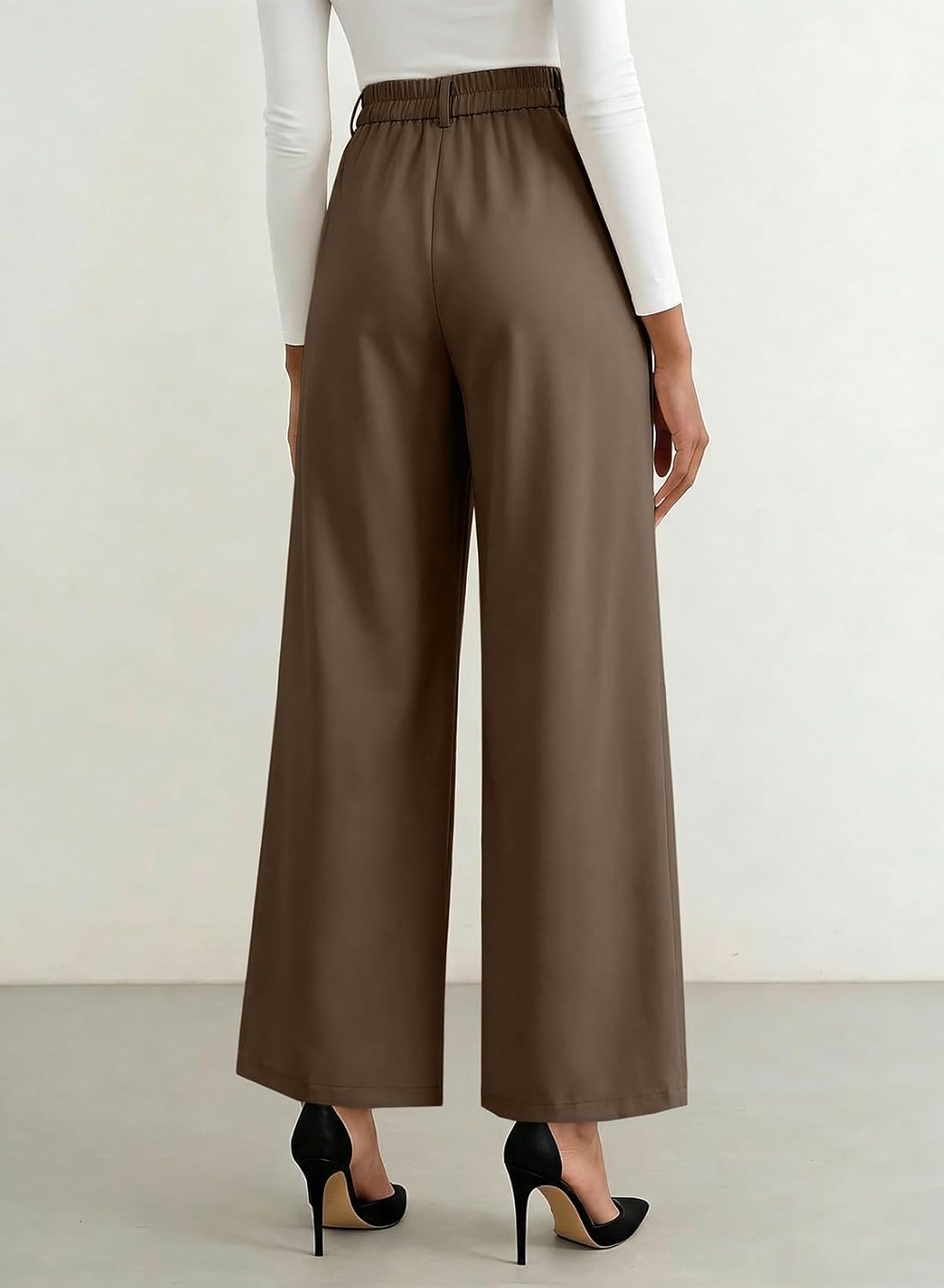 EVALESS Womens Dress Pants High Waisted Business Casual Work Office Trousers