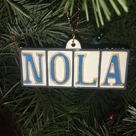 New Orleans Mardi Gras Christmas Ornament